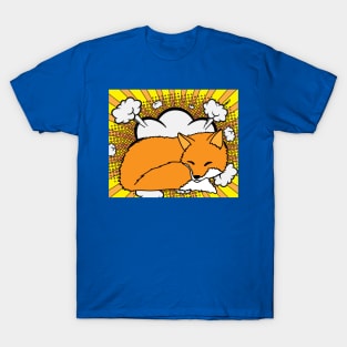 Sweet Retro Vintage Cartoon Fox T-Shirt